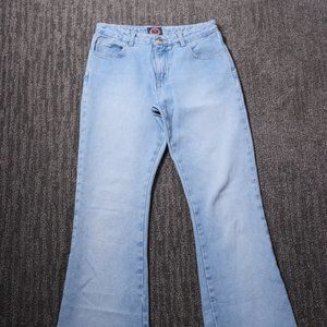 Vintage Paris Blues Originals Womens 7 Jeans Light Wash Flared Leg
